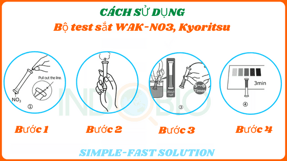 Cách sử dụng bộ test nitrate WAK-NO3